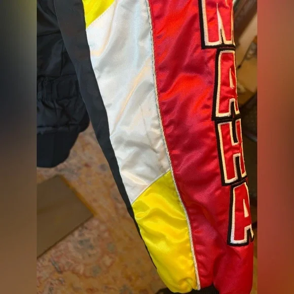 Vintage 90's Yamaha Racing Women's Snowmobile Winter Puffer Jacket S - Picture 8 of 16